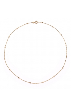 18K Echtgold-Halskette