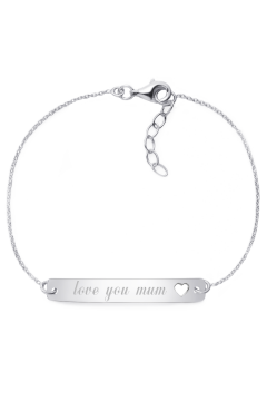 Náramek "love you mum" – sterlingové stříbro 925